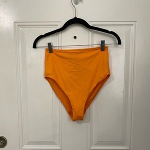 Zara high waisted bikini bottoms